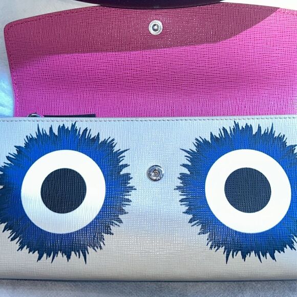Authentic Fendi Leather  Pink & Blue Wallet - Picture 13 of 16